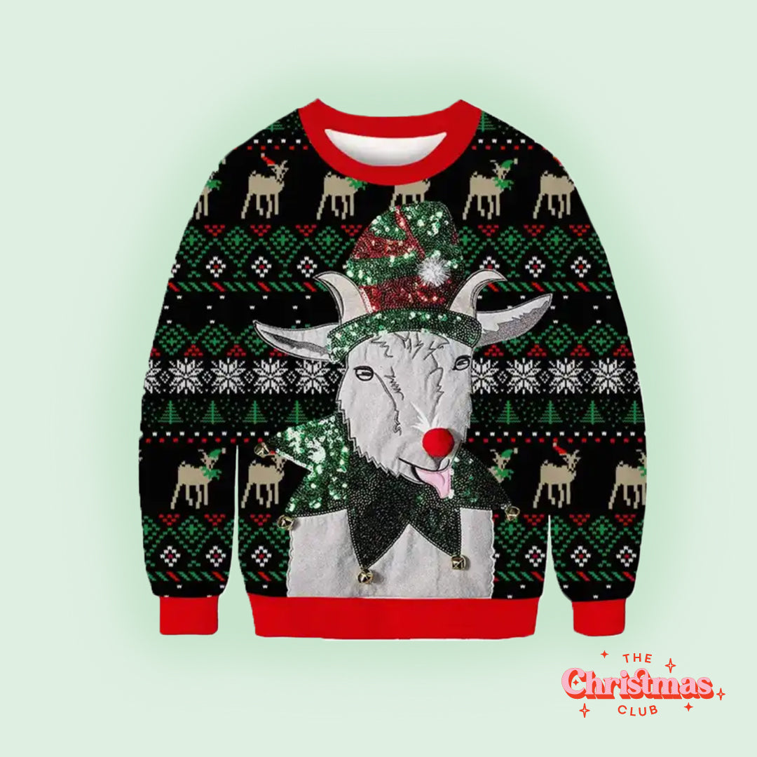 Greatest Of All Time Ugly Christmas Sweater
