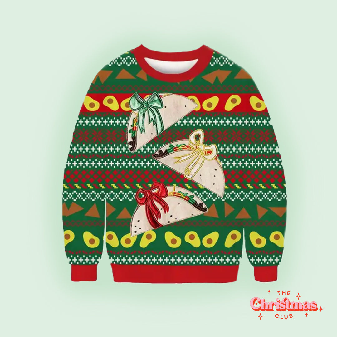 Lettuce Taco' bout Christmas Ugly Christmas Sweater