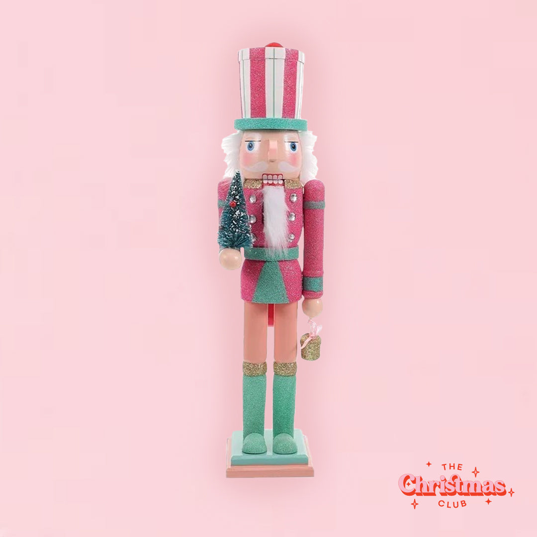 Christmas Nutcracker - Pink and Aqua